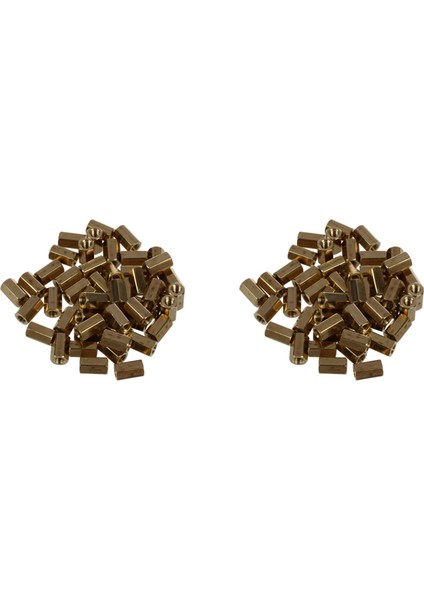 200 Adet Metal Hex M3 Dişi Vidalı Pcb Stanoff Aralayıcıları 8mm Gövde (Yurt Dışından)