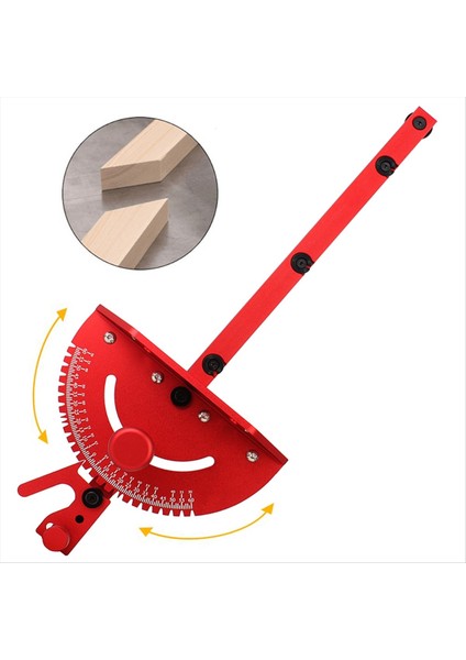 Mıerge Gauge Alumınum Alumu Tope Teşim Tablosu Saw Router Giber Gösterge Teserle Montaj Cuvuru Araçları Araçları Golden (Yurt Dışından) modelleri