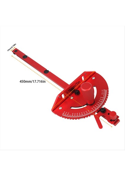 Mıerge Gauge Alumınum Alumu Tope Teşim Tablosu Saw Router Giber Gösterge Teserle Montaj Cuvuru Araçları Araçları Golden (Yurt Dışından) fırsatları