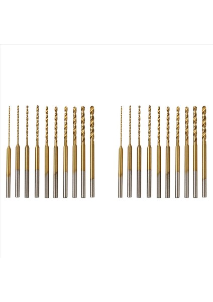 Mikro Twist Matkap Bit SETI-20PCS 0 6mm-2 2mm Küçük Matkap Bit 2 35 Saf Hss Mini Gravür Matkap Bitleri Delik Sondaj Aracı (Yurt Dışından)