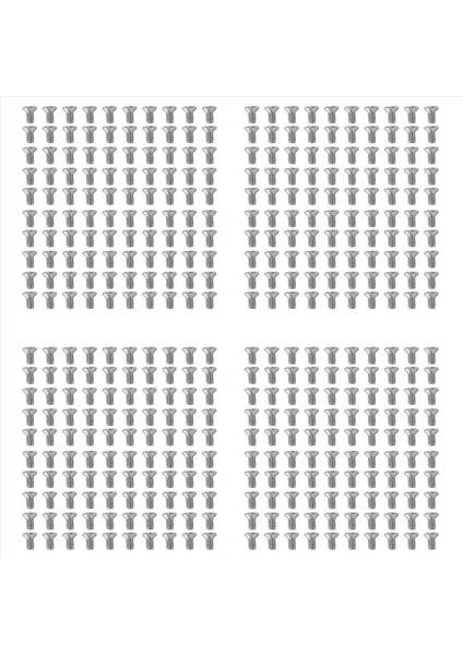 M3 x 6mm Phillips Düz Head Countersunk Cıvatalar Makine Vidaları 400 Pcs (Yurt Dışından)
