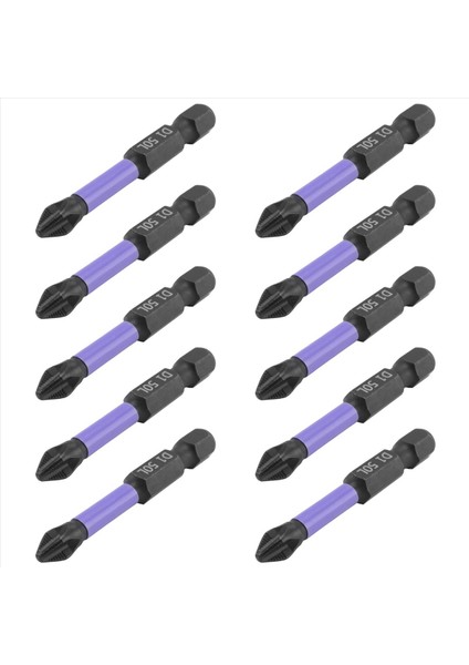 Ph2 Manyetik Parti Başı Çapraz Tornavida Darbesi Matkap Biti Vidası 50MM Kaymaz Elektrikli Tornavida Elektrikli Aletler (Yurt Dışından) fırsatları