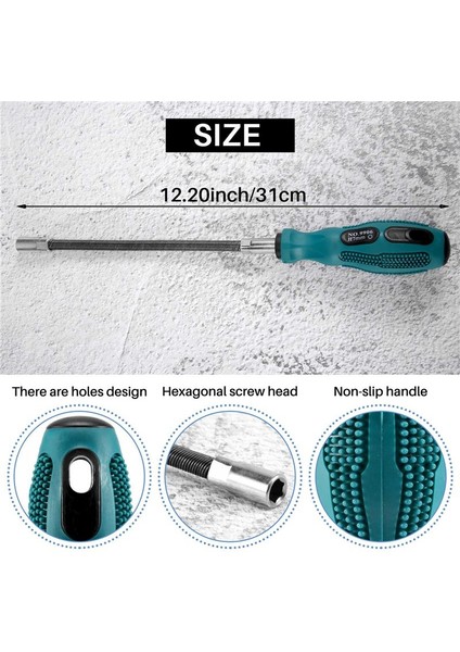 7mm Soket Tornavida Esnek Hex Flex Manuel Soket Vidalı El Aletleri (Yurt Dışından)