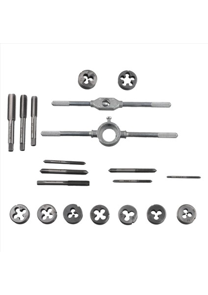 20PCS Metrik El Musluk ve Kalıp Set M3-M12 Vida Iplik Fişleri Düz Konik Rayba Araçları (Yurt Dışından)