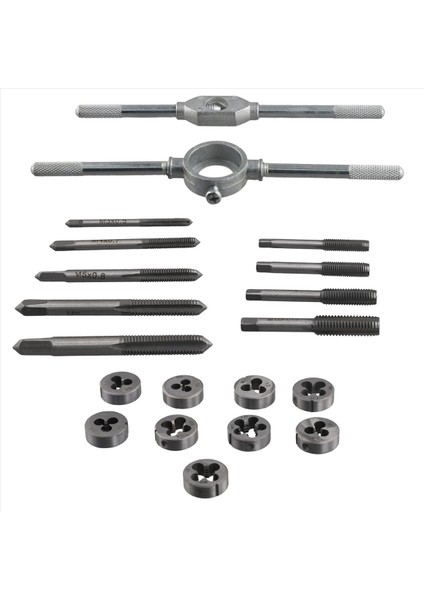 20PCS Metrik El Musluk ve Kalıp Set M3-M12 Vida Iplik Fişleri Düz Konik Rayba Araçları (Yurt Dışından) fiyatları