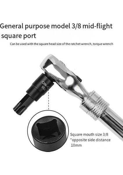 10 Adet Bit Soket Seti Torx Hex Sping Yıldız Bitleri T20-T60 Premium Cr-Mo Çelik 3/8 Inç Sürücü Geliştirilmiş Depolama (Yurt Dışından) fırsatları