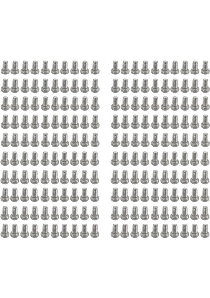 240PCS M2 x 4mm 304 Paslanmaz Çelik Phillips Yuvarlak Kafa Vidaları Cıvatası (Yurt Dışından)