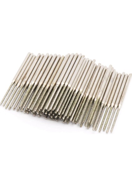 100PCS 2 0mm Ultra Uzun Elmas Sondaj Bitleri Emery Elmas Aşındırıcı Bitler Soyma Iğnesi Bir Tip Diş Taşlama (Yurt Dışından)