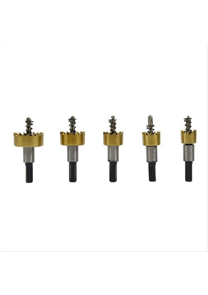 5pcs Yüksek Hızlı Çelik Matkap Açıcı Dairesel Delik Çıkarıcı Metal Açıklığı Çok Fonksiyonlu Delikli Boru Raybası (Yurt Dışından)