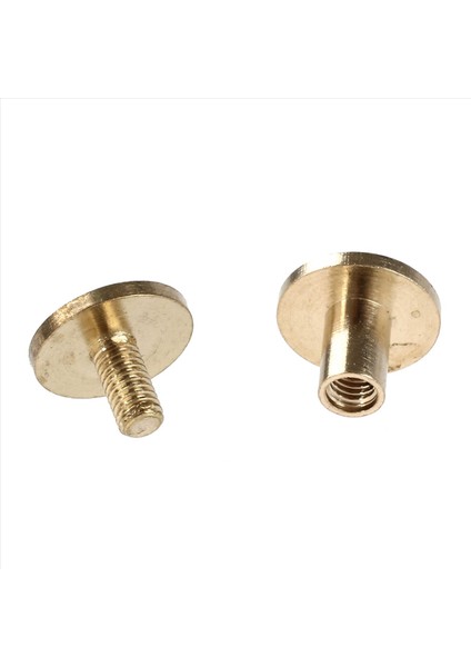 30X Arc Katı Pirinç Düğmesi Saplama Vida Tırnak Vidası Sırt Deri Perçin Kemeri 6mm (Yurt Dışından) fırsatları