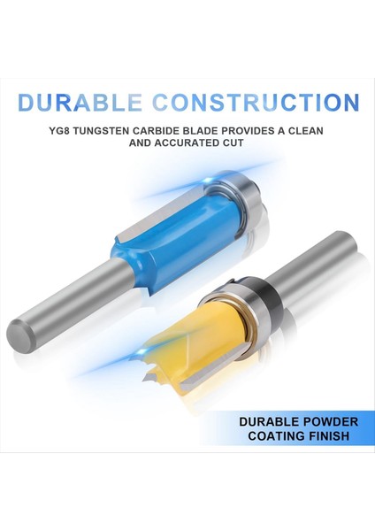 4 Sifonlama Yönlendirici Biti Dahil 10 Adet Yönlendirici Biti 1/4 Shank 4 Desen Yıkama Yönlendirici Biti 2 Darbe Biti Et (Yurt Dışından) indirimleri