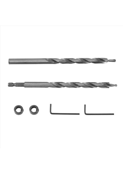 3/8 Inç Cep Deliği Matkap Bit Derinlik Durdurma Yakaları 1/4 Hex Shank Değiştirme Büküm Adım Matkapları Kreg Manuel Cep Deliği Kılavuzu Jig Master Sistemi (Yurt Dışından) fiyatları