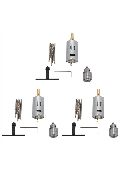 Dc 12V Motor Küçük Pcb El Sondaj Makinesi Kompakt Set 30 Pc 0 5-3mm Matkap Bit 0 3-4mm Jto Anahtarsız Chuck (Yurt Dışından)