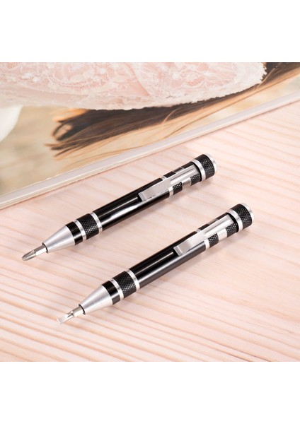 4 Adet Kalem Tornavida Kullanışlı Alet Bir Manyetik Cep Tornavida Çok Fonksiyonlu Mini Gadgets Onarım Aletleri (Siyah) (Yurt Dışından) fırsatları