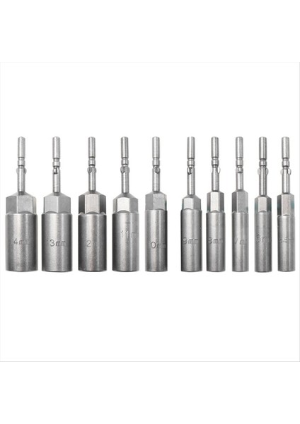 10 Adet Elektrikli Tornavida Altıgen Soket Kafası Altıgen Saplama Hızlı Anahtar Tornavida Soketi Çapı 6mm (Yurt Dışından)