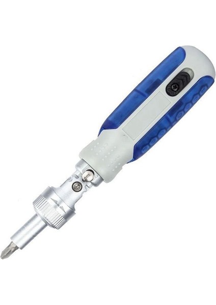 15 1 Arada Cırcır Tornavida Çağrı Çok Açılı Çift Yönlü Cırcır Tornavida Seti 180 Derek Dönen Bakım Aracı Mavi (Yurt Dışından)