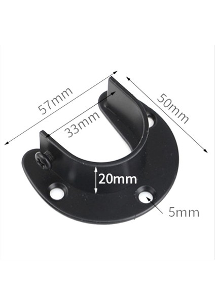 4pcs Dolap Çubuk Braketleri Vidalı Flanş Tutucuları Destekliyor U Şekilli Gardırop Braket Kutup Soketi 32MM Çubuklar Için (Yurt Dışından) modelleri