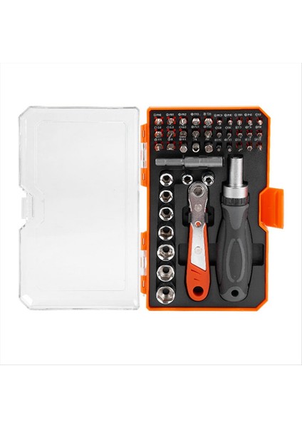 42-1 Arada Cırcır Kombinasyonu Tornavida Seti Dikey ve Yatay Cırcır Evi Hassas Bakım Araçları (Yurt Dışından)