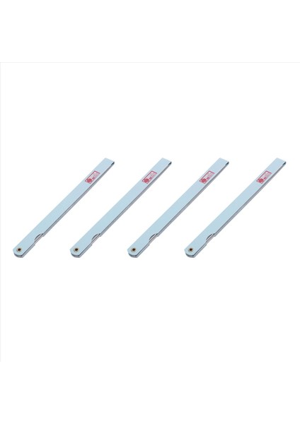 4pcs 200MM Uzunluğunda 17 Yaprak 0 02MM-1 0mm Boşluk Kalınlığı Feeler Gauge Gage (Yurt Dışından)