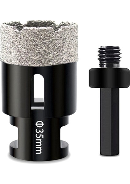 Kuru Elmas Çekirdek Matkap Bitleri Porselen Seramik Karo Granit Mermer Taş Tuğla Vakum Tarifli 35MM Karo Delik Testere (Yurt Dışından)