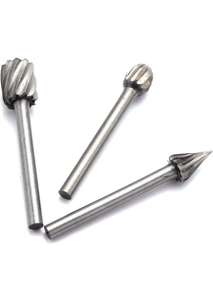20PCS Hss Tungsten Karbür Rotary Kesme Çapak Set Öğütücü Bit 1/8 Inç (3mm) Shank Ahşap Oyma Araçları (Yurt Dışından) fırsatları