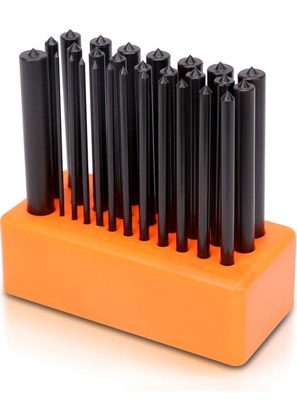 28 Parçalı Transfer Yumruk Seti 3/32 Inç - 1/2 Inç Isıya Göre Alaşımlı Çelik Dövme (Yurt Dışından)