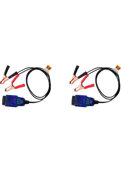 2x Acil Durum Güç Kaynağı Pil Kipi Ecu Bellek Koruyucu Obd2 12V Güç-Kapama Bellek Koruyucu Abs Yedek Yardımcı (Yurt Dışından)