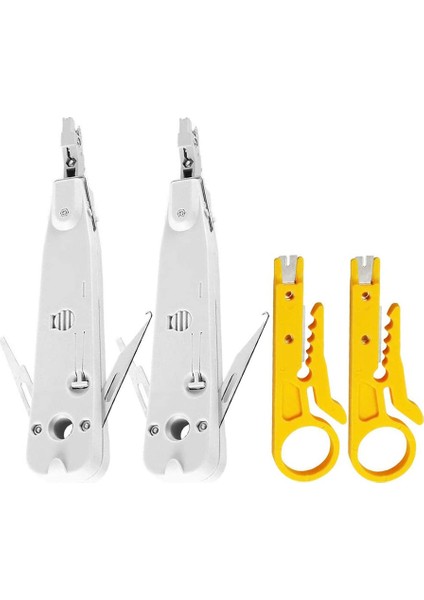 Profesyonel Yumruk Aşağı Aracı Idc RJ45 RJ11 CAT5E Cat6 Ağ Telekom Telekom Telekom Kablo Soketi Etki Terminal Ekleme Araçları (Yurt Dışından)
