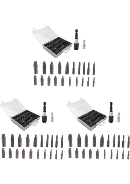 Hasarlı Vida Çıkarıcı Seti 66 Pc Soyulmuş Vida Çıkarıcı Kiti Bit ve Soket Adaptörü ile Hss Kırık Vida Sökücü Seti (Yurt Dışından)