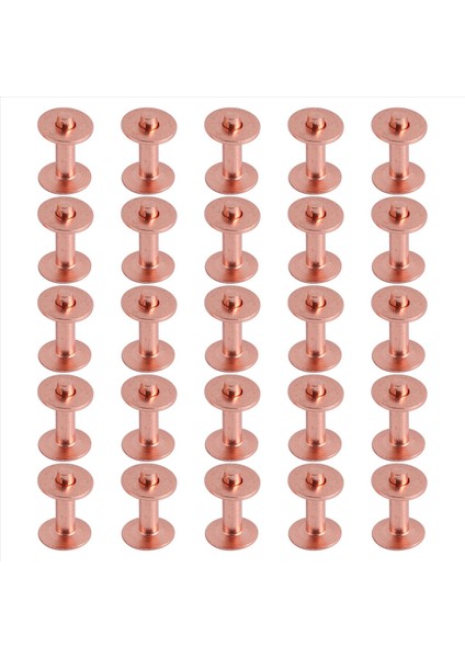 25 Set Bakır Perçin Çapak Yıkayıcı 15/32 Inç Uzunluğunda Deri Bakır Perçin Bağlantı Elemanı Kemerler Için Deri Diy Zanaat Malzemeleri (Yurt Dışından) fiyatları