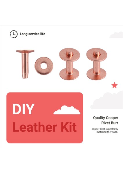 25 Set Bakır Perçin Çapak Yıkayıcı 15/32 Inç Uzunluğunda Deri Bakır Perçin Bağlantı Elemanı Kemerler Için Deri Diy Zanaat Malzemeleri (Yurt Dışından) indirimleri