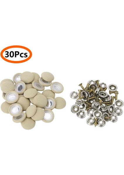 60PCS Araba Tavan Bezi Sabitleme Vidalı Araba Çatı Sabit Toka Snap Perçinleri Tutucu Otomotiv Tavan Döşemesi Onarım Düğmesi Bej (Yurt Dışından) fiyatları