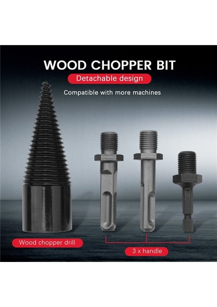 Çıkarılabilir Yakıt Yemeği Günlüğü Ayırıcı Matkap Bit Ahşap Ayrıştırıcı Matkap Bitler Bölünmüş Sondaj Araçları Matkap Bit Ahşap Çizme Bit (Yurt Dışından) indirimleri