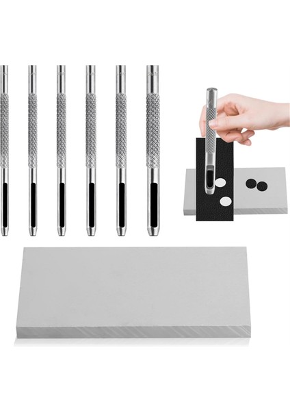 9 Parçalı Delme Aracı Dikiş Yumruklama Aracı Için Içi Boş Yumurta Seti Deri Izleme Kayışı Kemer Yumruklama Aracı (Yurt Dışından)