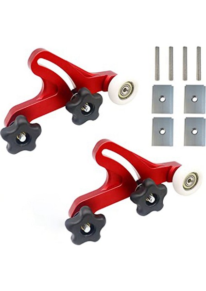 Çift Evrensel Ayarlanabilir Tablo Tüylü Loc Tahtaları Masa Testere Kılavuzları Için Hassas Stok Kılavuzları Ahşap Işleme Araçları (Yurt Dışından)