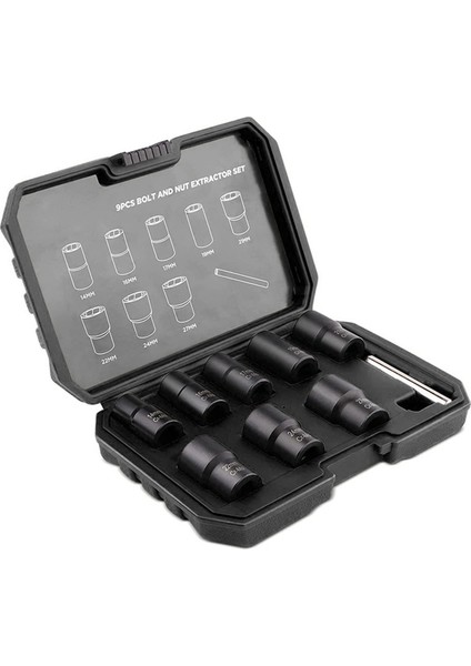 9 Adet Somun Somun Çıkarıcı Hasarlı Eksik Vidalı Somun Çıkarıcı Kırık Tel Çıkarıcı (Yurt Dışından)