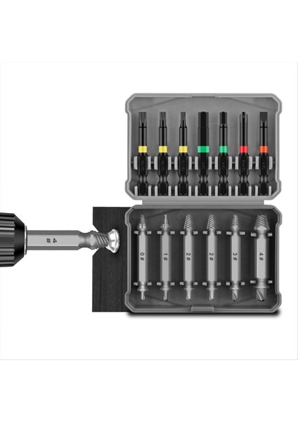 13PCS Kırık Tel Ekran Çok Fonksiyonlu Vida Ekstraktörü Kırık Tel Kelime Erik Altıgen Tornavida Kafası Alın (Yurt Dışından) fiyatları