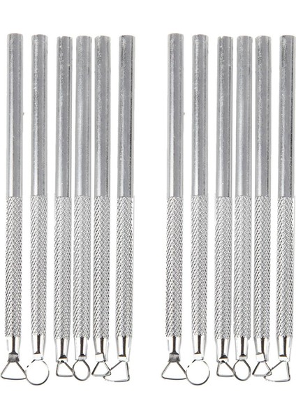 12 Pcs Alüminyum Kil Heykel Araçları (Yurt Dışından)