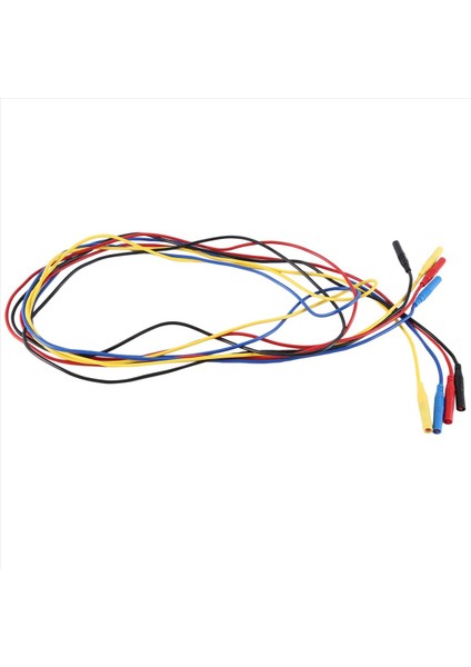 TL320 Uzunluk 2 0 Metre Yüksek Kaliteli 13AWG Esnek Silikon Test Kurşunları 4 mm Düz Fiş Her Iki Uçta (Yurt Dışından)