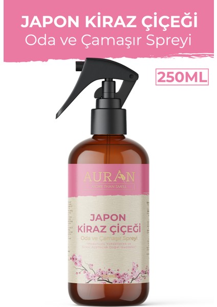 Japon Kiraz Çiçeği Parfümlü Oda ve Çamaşır Spreyi Kumaş Kokusu Japanese Cherry Room Spray 250ml
