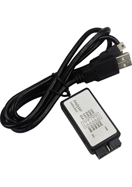 USB Saleae 24M 8ch Için Jumper Wire Dupont Kablosu Için Test Kanca Klipsi Mantık Analizörü Test Test Klasörü (Yurt Dışından) modelleri