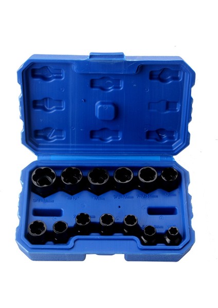 Somun ve Cıvata Çıkarıcı Hasarlı Vidalı Sökücü Darbe Soket Alet Seti Cıvata Somun Vidası Çıkarma Soketi Anahtarı Shrenchtool Kiti (Yurt Dışından)