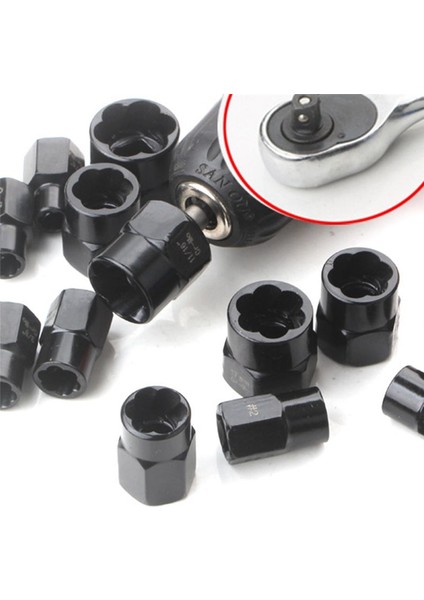 Somun ve Cıvata Çıkarıcı Hasarlı Vidalı Sökücü Darbe Soket Alet Seti Cıvata Somun Vidası Çıkarma Soketi Anahtarı Shrenchtool Kiti (Yurt Dışından) fiyatları