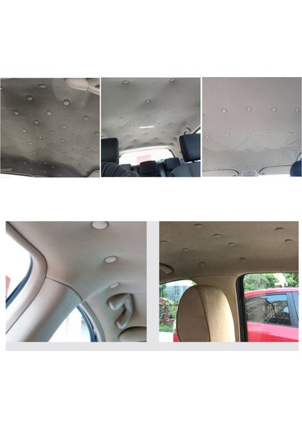 60PCS Araba Tavan Bezi Sabitleme Vidalı Araba Çatı Sabit Toka Snap Perçinleri Tutucu Otomotiv Tavan Döşemesi Onarım Düğmesi Bej (Yurt Dışından) indirimleri