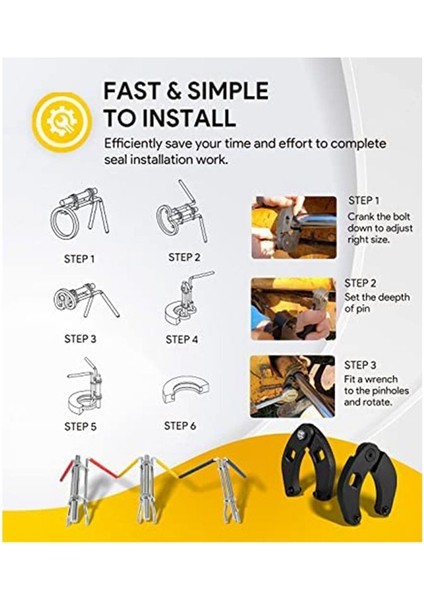 3 Paket Hidrolik Mühür Montaj Araçları Hidrolik Silindir Piston Onarım Salonu Kiti Çiftlik ve Inşaat Ekipmanları Için (Yurt Dışından) indirimleri