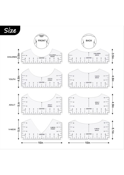 18 Adet Süblimasyon Aksesuarları Tişört Cetvel Kılavuzu Vinil Hizalama Aracı Isı Pres Tabaka Çubuk Isıya Dayanıklı Bant (Yurt Dışından) modelleri