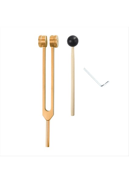 L69A 256 Hz Tuning Çatal Tıbbi Iyileştirme Aleti Çekiçli Bir Onarım Aracı Insan Biofield Diapa Son (Altın) (Yurt Dışından)