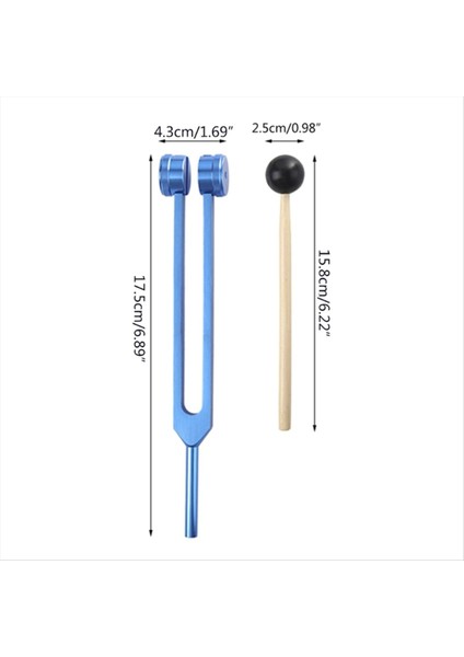 L69A 256 Hz Tuning Çatal Tıbbi Iyileştirme Aleti Çekiçli Bir Onarım Aracı Insan Biofield Diapa Son (Altın) (Yurt Dışından) indirimleri