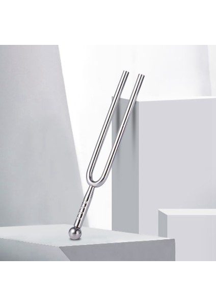 2 Adet Yumuşak Kabuklu ve C523 Enstrüman Tuner Gümüş Tonu Metal Ayarlama Çatalı 440 Hz ve 523Hz (Yurt Dışından) modelleri