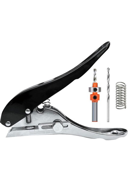 Taşınabilir Delin Yumruk Aracı Kağıt Plastik Karton Için Tek Delikli Puncher Kimlik Kartı Için Ağır Hizmetli Tek Delik Zımba 8mm (Yurt Dışından)